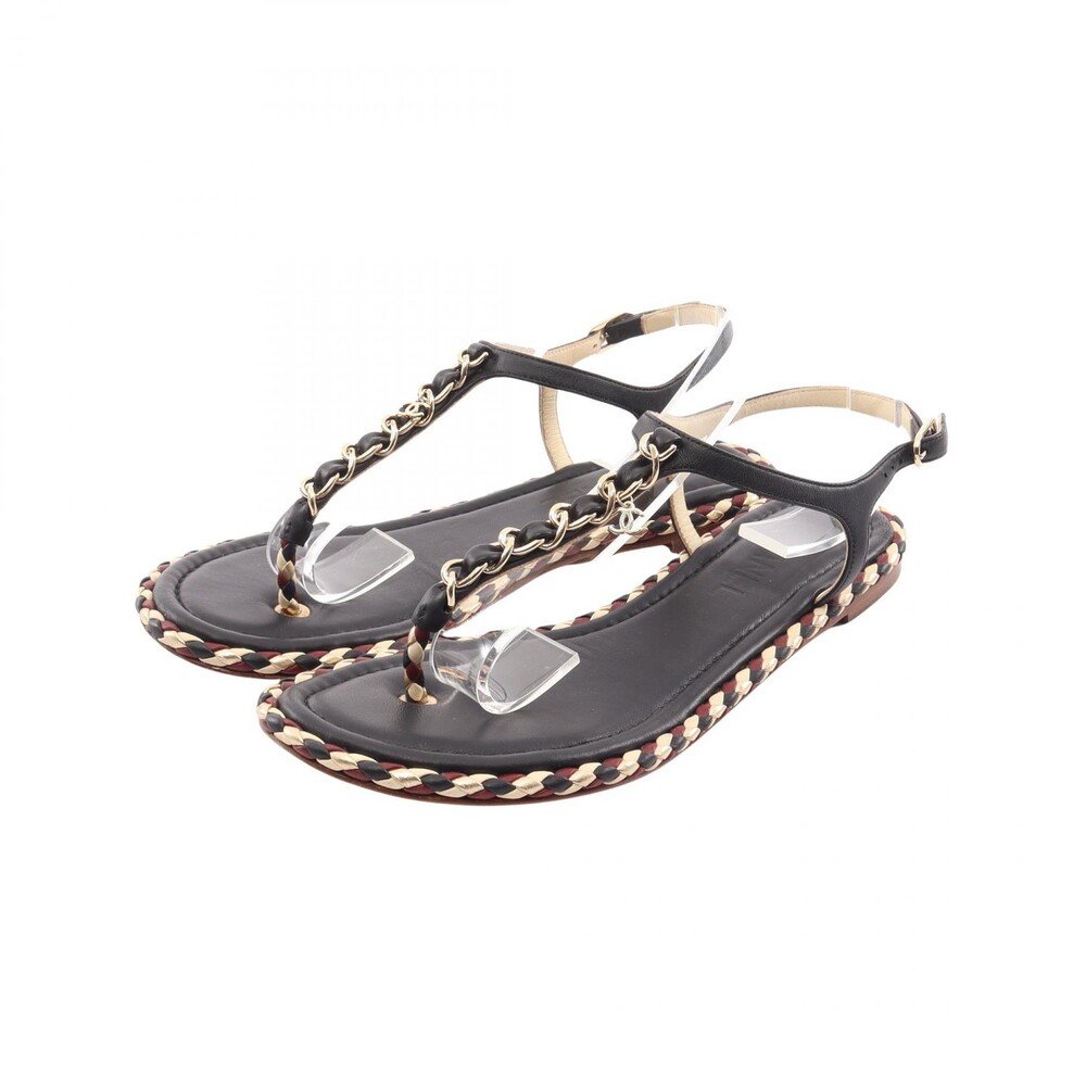 Chanel Chain Flat Sandals Shoes #39 #331008C68B